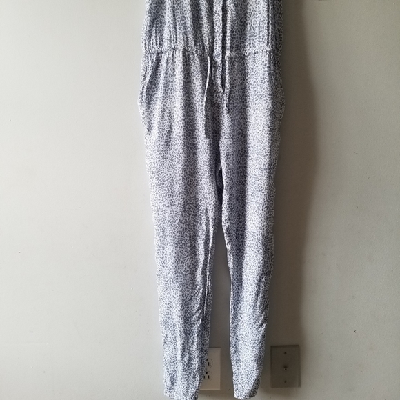 Olivaceous Leopard Print Gray Jumpsuit - Picture 11 of 12
